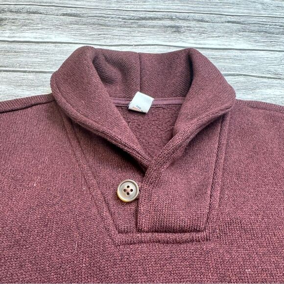 Old Navy Youth Kids Boy's Sweater Fleece Sweatshirt L LG Large 10 12 Burgundy - Picture 3 of 10
